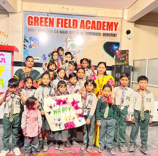 Students at Green Field Academy